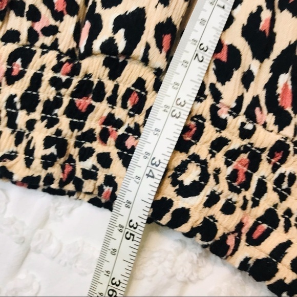 Joe B by Joe Benbasset Leopard Cheetah Midi Animal Print Smock Faux Wrap Skirt - Picture 12 of 12